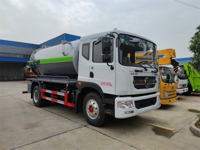 抽吸運(yùn)輸污水淤泥、糞便、沼液罐式車(chē)，國(guó)六排放吸污車(chē)抽吸快、適用面廣